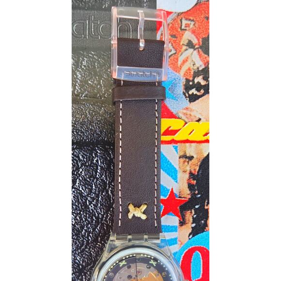 Swatch watch CHARDON SAP101 1995 Automatic Swiss Made 23 Jewels New Old Stock - Picture 6 of 10